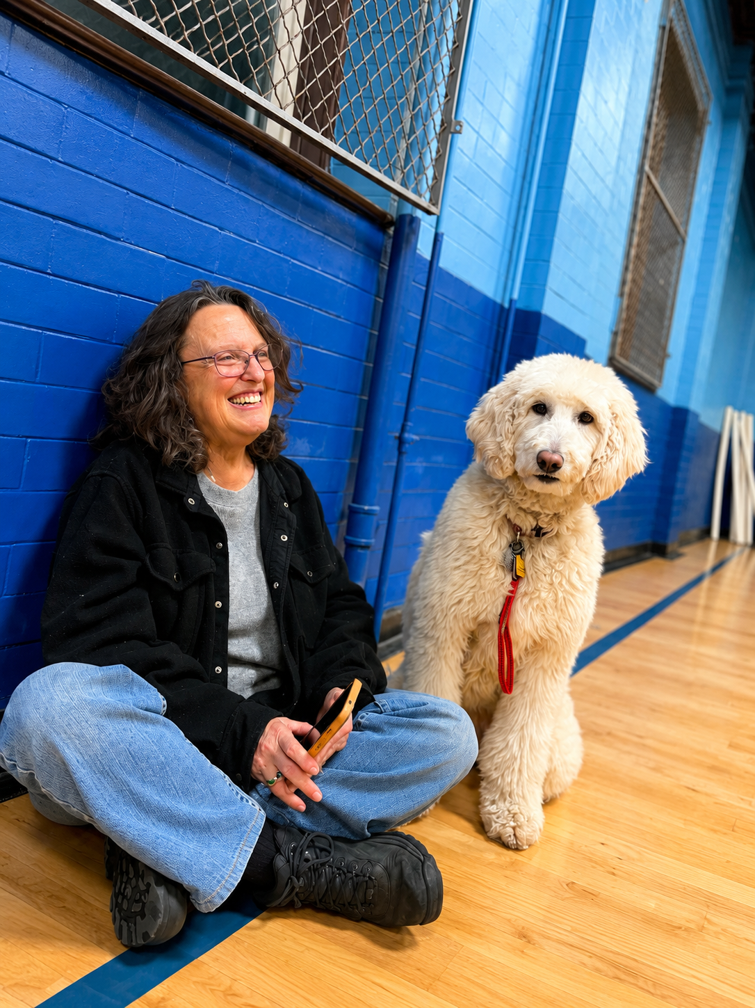 Member and dog at Philadelphia Dog Training Club
