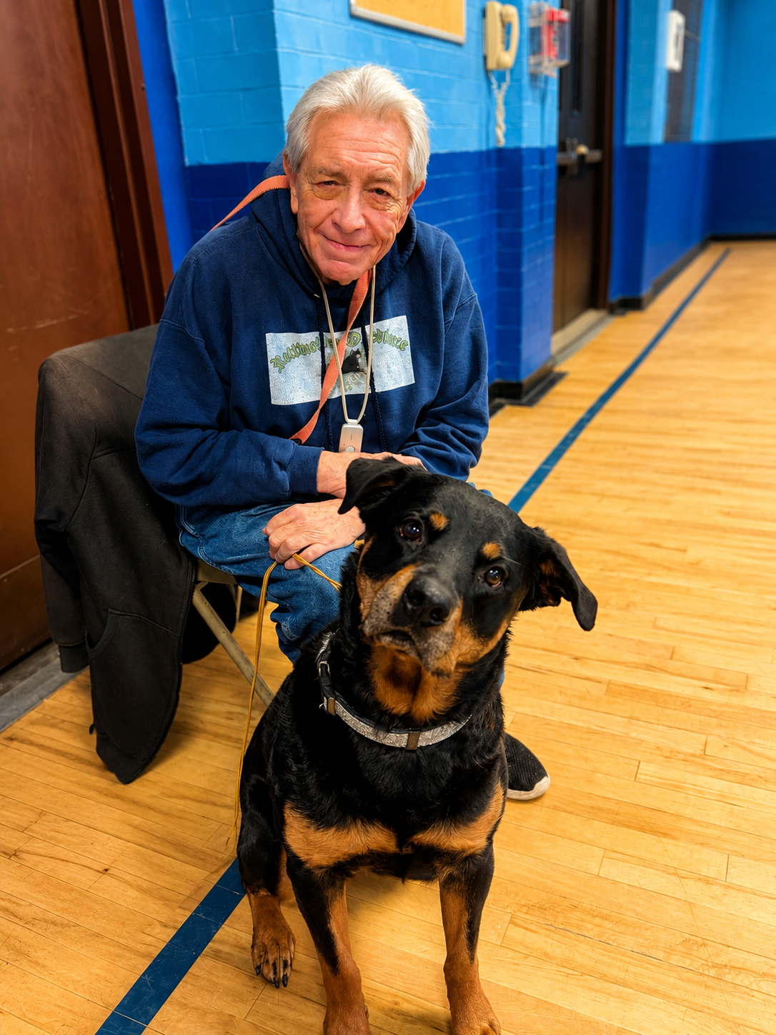 Handler and dog at Philadelphia Dog Training Club